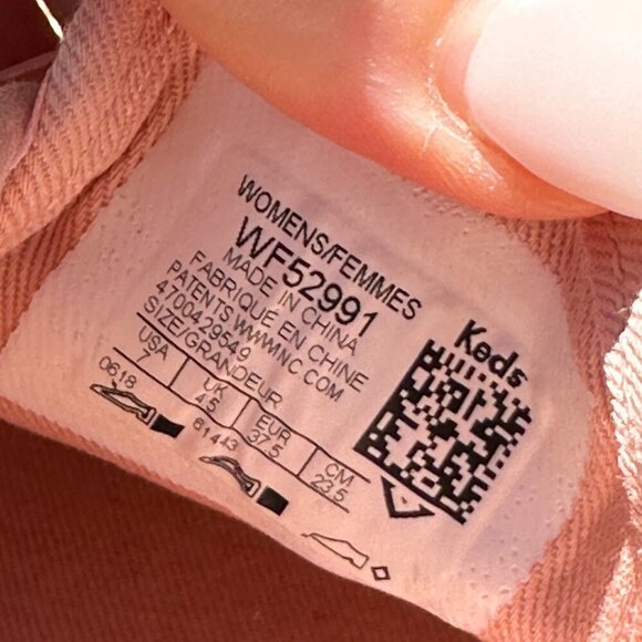 Keds x Kate Spade Rose Gold Sparkly Sneakers Size 7 - Picture 8 of 8